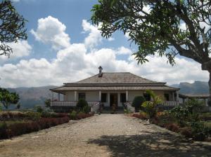 My writer's retreat - the old Portugese colonial governor's mansion perched on a solitary hilltop in Maubisse.